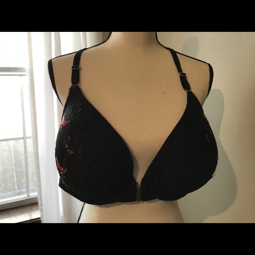 Lane Bryant black Lace 42D underwire bra